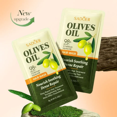 Olive Oil Hair Masks - 2 Pack