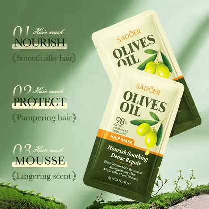 Olive Oil Hair Mask - 2 Pack