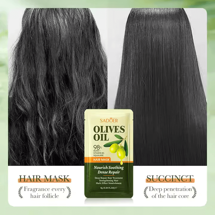 Olive Oil Hair Mask - 2 Pack