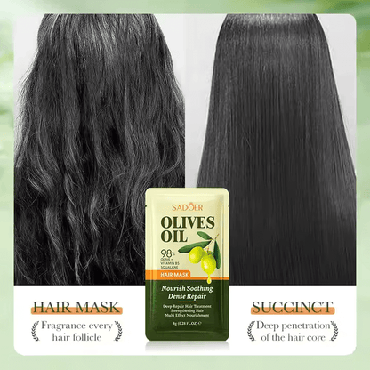 Olive Oil Hair Masks - 2 Pack