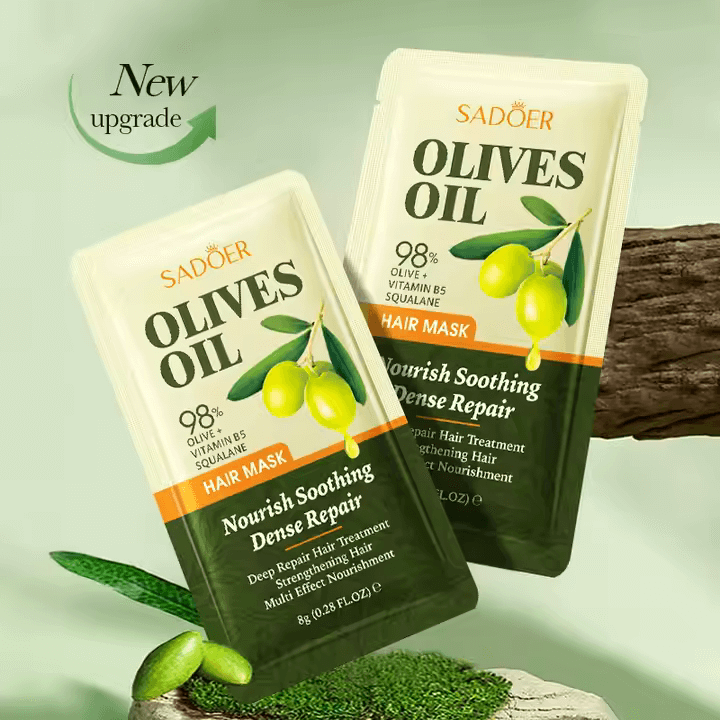 Olive Oil Hair Mask - 2 Pack